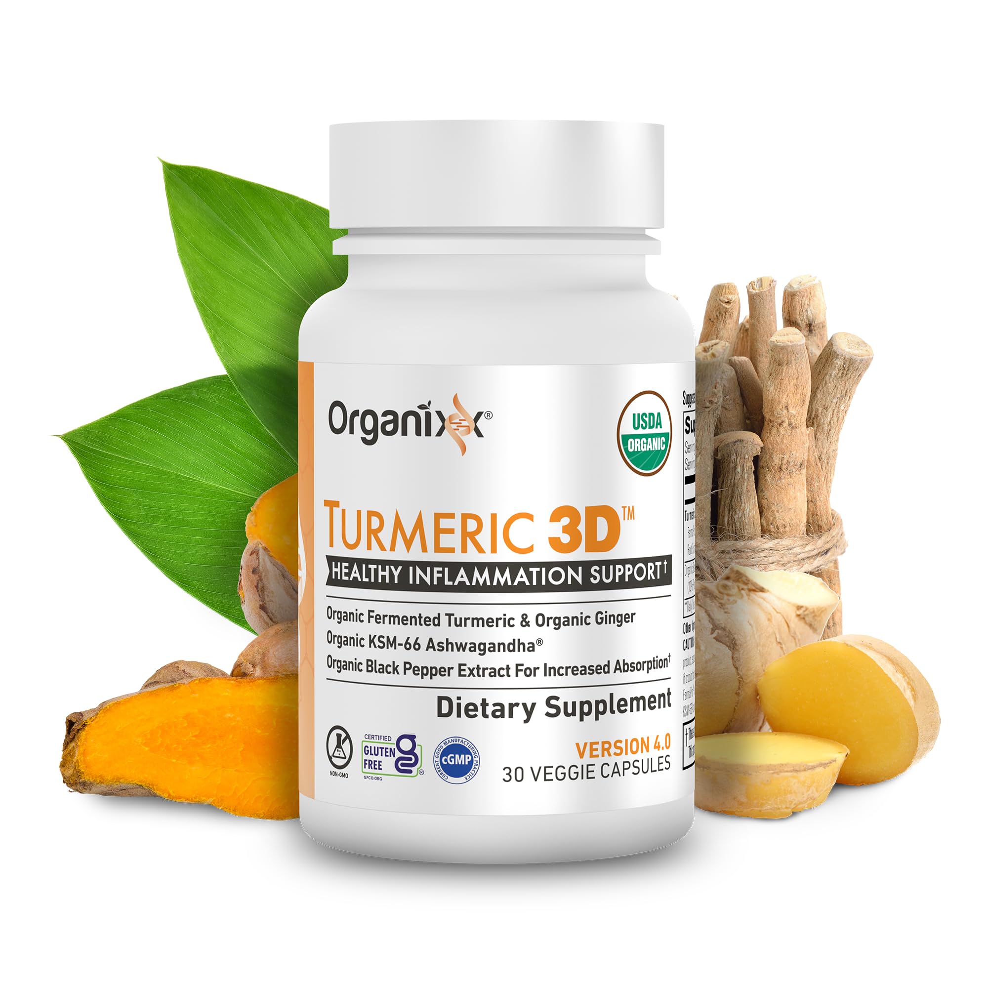 Amazon.com: Organixx Organic Turmeric Curcumin with Ashwagandha